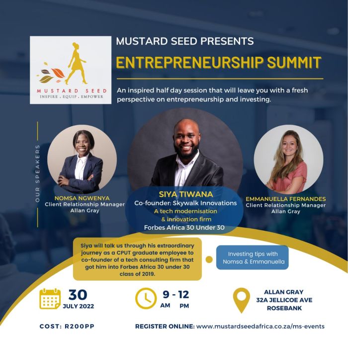 ENTREPRENEURSHIP SUMMIT